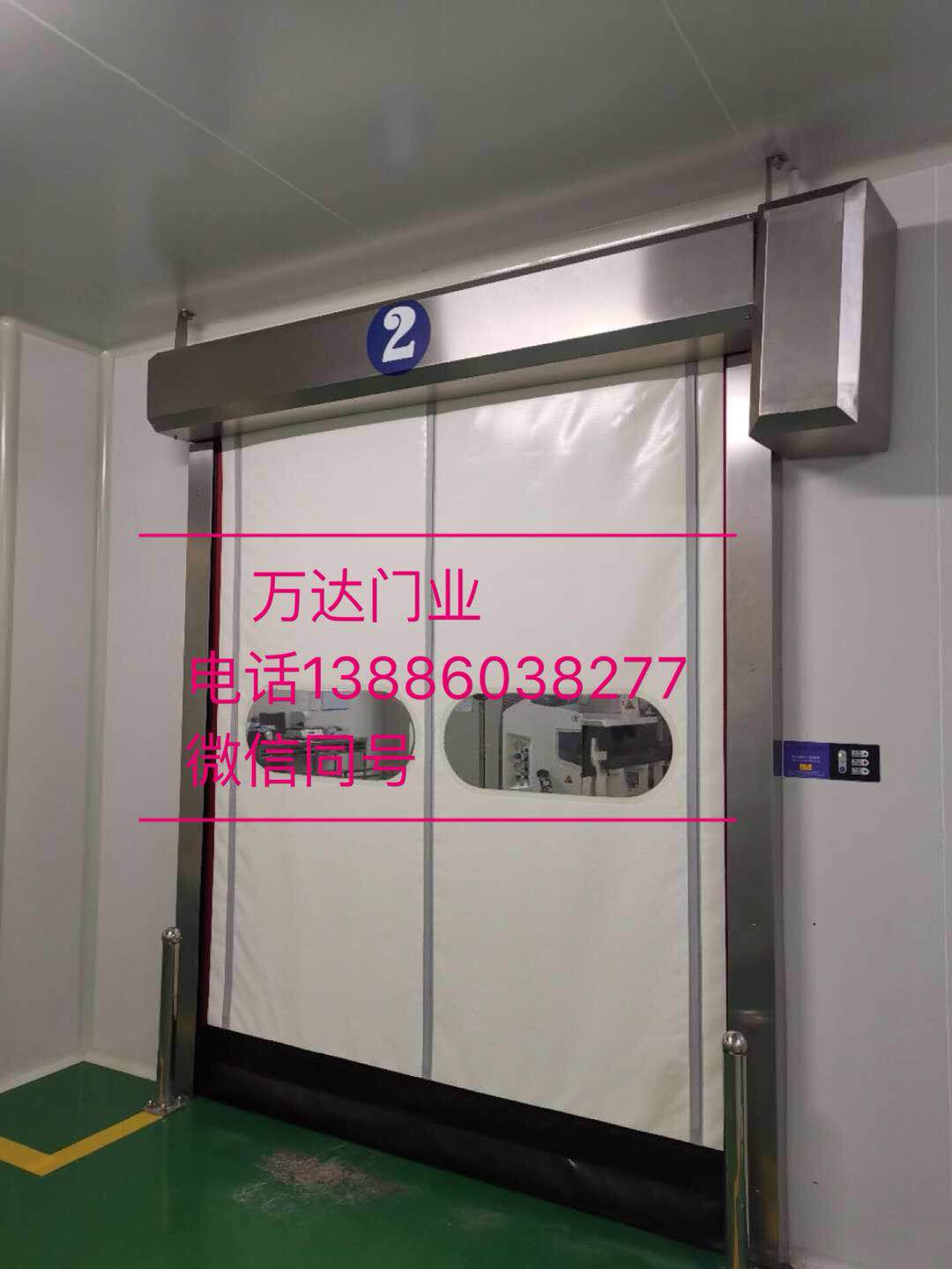 钢管快速门